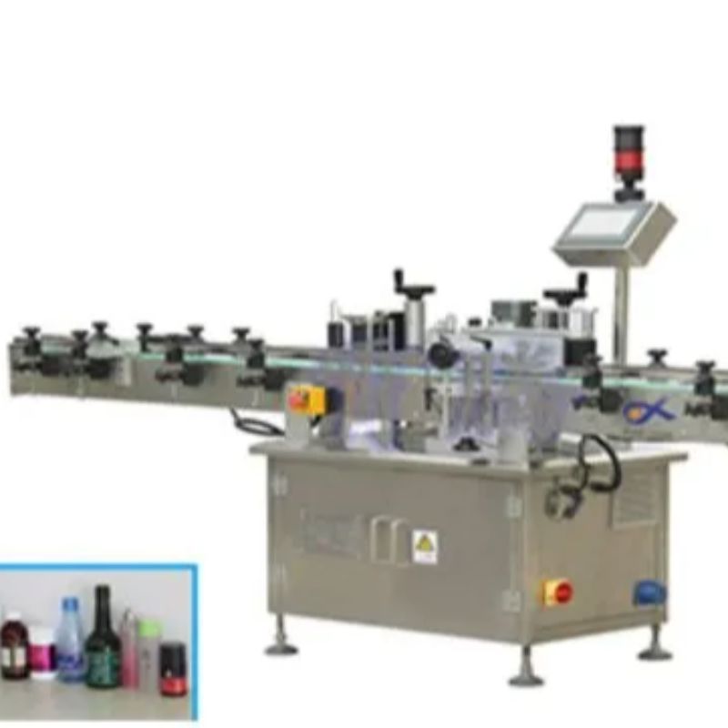 Fully automatic round bottle labeling machine, hand sanitizer bottle labeling machine, spoke labeling machine, glass bottle labeling machine, Wenbang printing machinery details Picture