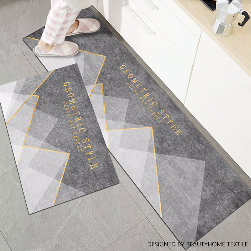IBH simple carpet kitchen absorbent strip non-slip mat non-slip kitchen mat household entry carpet rug mat BH22112517
