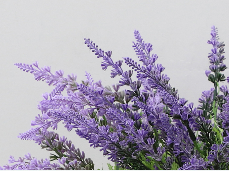 航宾仿真 仿真薰衣草 紫色薰衣草 仿真绿植 婚庆仿真花 婚礼布置家居花艺摆放 假花批发 厂家批发详情6
