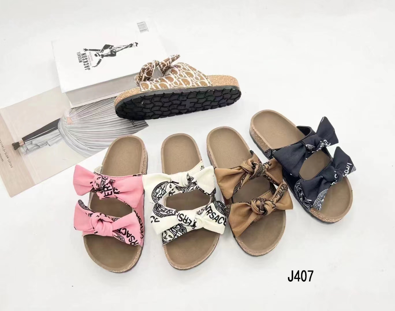 Foreign trade new large size women's shoes European and American wedges thick sole sandals female open toe hollowed-out female sandals wholesale thumbnail