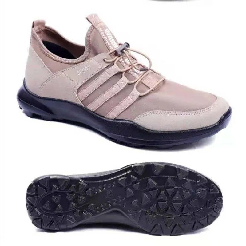 Flying Woven Breathable Lace-Up Casual Shoes Breathable With Holes Woven Surface Durable Comfortable Sports Shoes Men's Shoes Cushioned Sports O19 details Picture