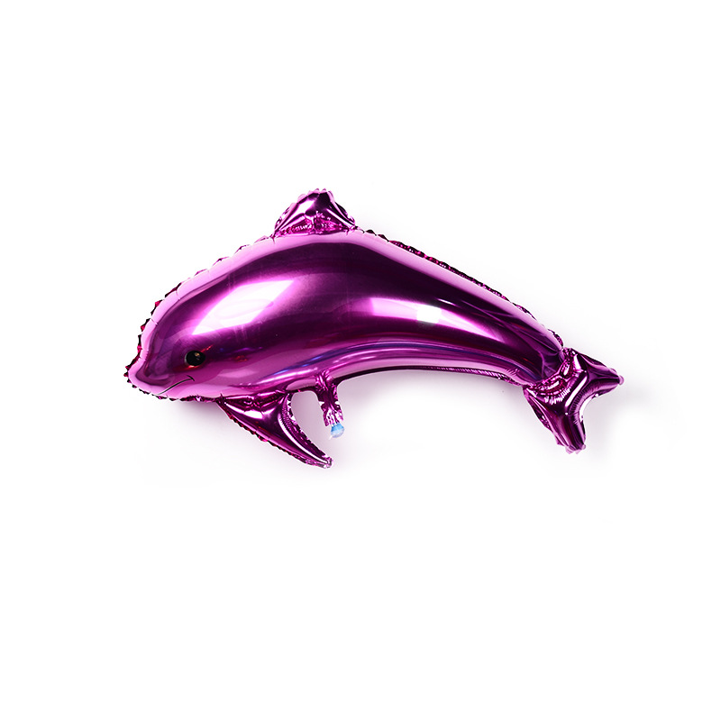 Medium Foil Dolphin Balloon Birthday Party Decoration Decoration Aquarium Helium Balloon Decoration Wholesale details Picture