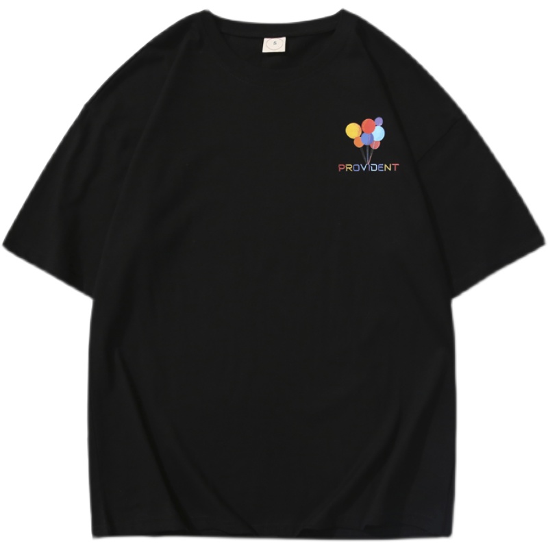 Autumn/Winter 2022 Fashion Trend Hot Drill Half Sleeve T-Shirt Short Sleeve Round Neck Shirt Long Sleeve Shirt Base Shirt Men's Long Sleeve 2022 Youth Round Neck Cotton Short Sleeve T-Shirt Men's Fashion Balloon Print Off Shoulder T-Shirt details Picture