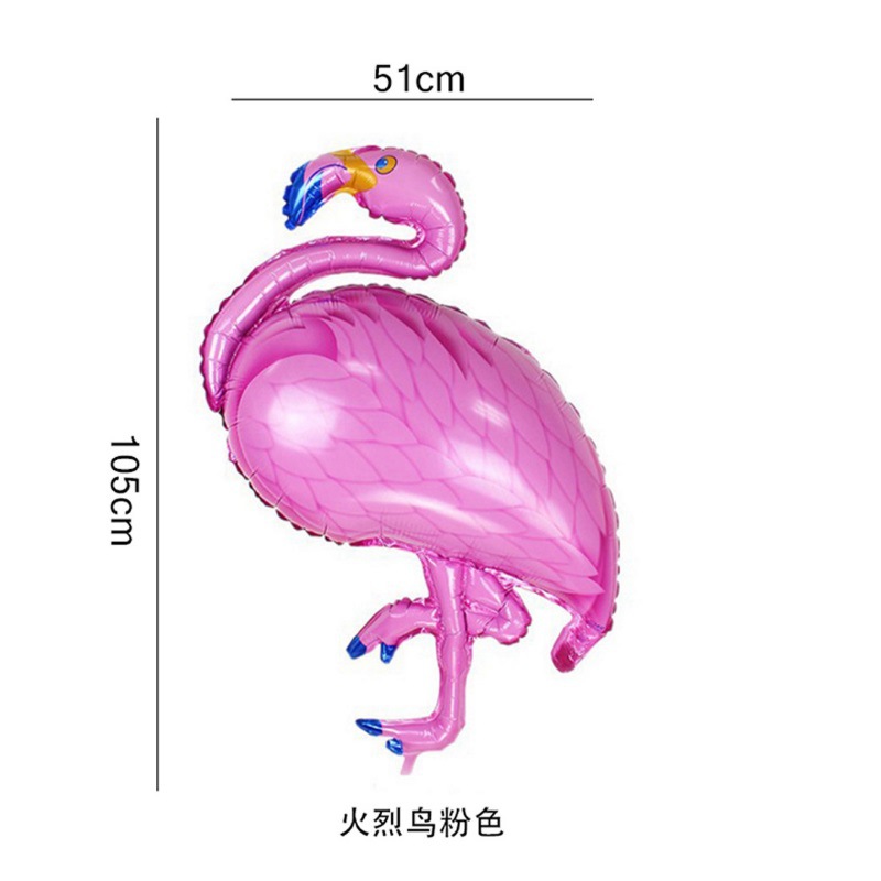 批发火烈鸟5球铝箔套装儿童生日节日婚庆派对装饰火烈鸟气球套装详情2