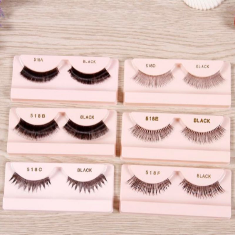 The 518 series is a pure handcrafted, fashionable multi-layer thick three-dimensional false eyelash stage makeup
