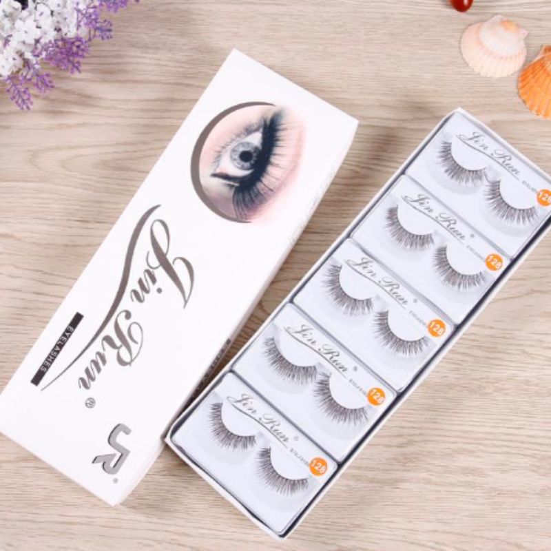 The new natural false upper and lower eyelashes simulate thick and dense makeup eyelashes Specification image
