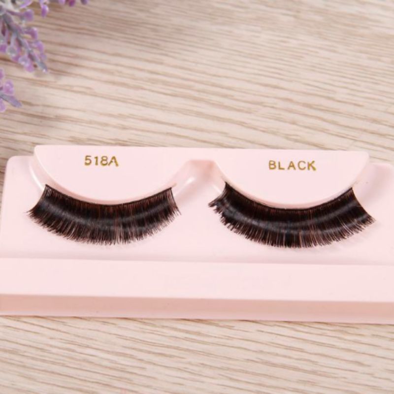 The 518 series is a pure handcrafted, fashionable multi-layer thick three-dimensional false eyelash stage makeup details Picture