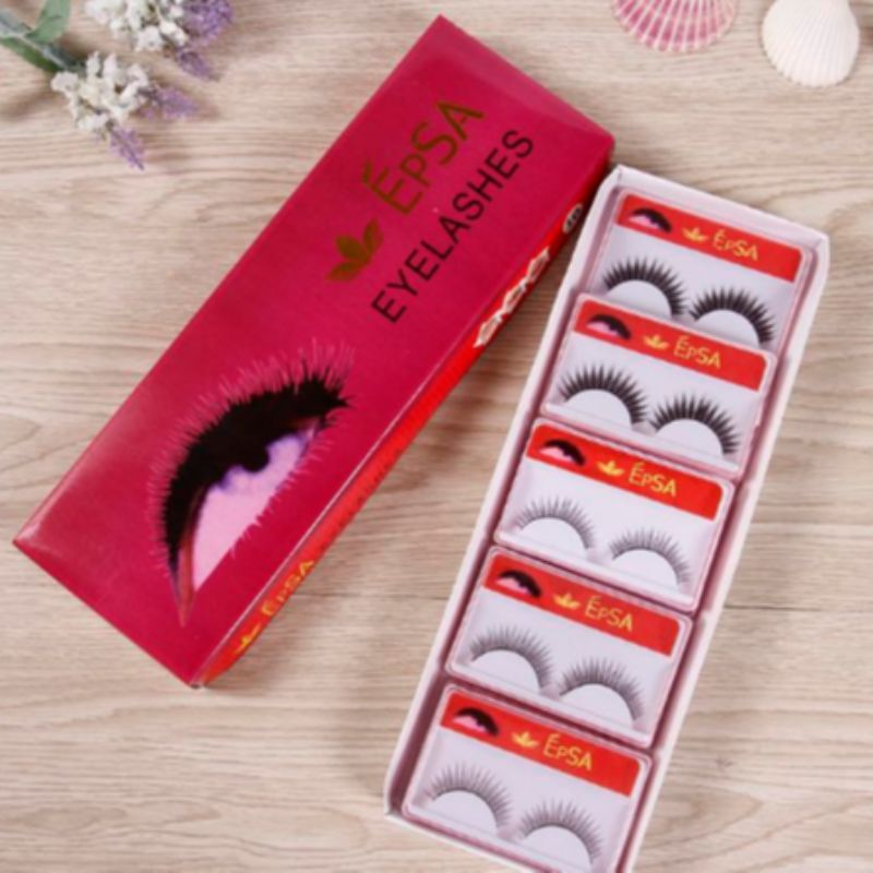 Factory wholesale: A pair of natural false eyelashes that are essential for fashionable girls, with soft and natural cotton thread stems Item Picture