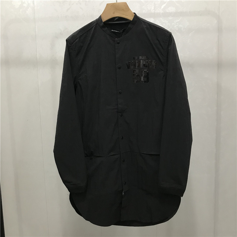 Spring And Autumn New Thin Jacket Jacket Male Korean Version Medium Long Baseball Collar Fashion Trench Coat Men's Shirt 2