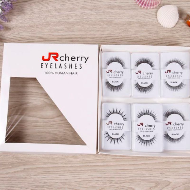 Factory wholesale Japanese-style false eyelashes, purely handcrafted, natural, slender, thick, and crossed long eyelashes Specification image