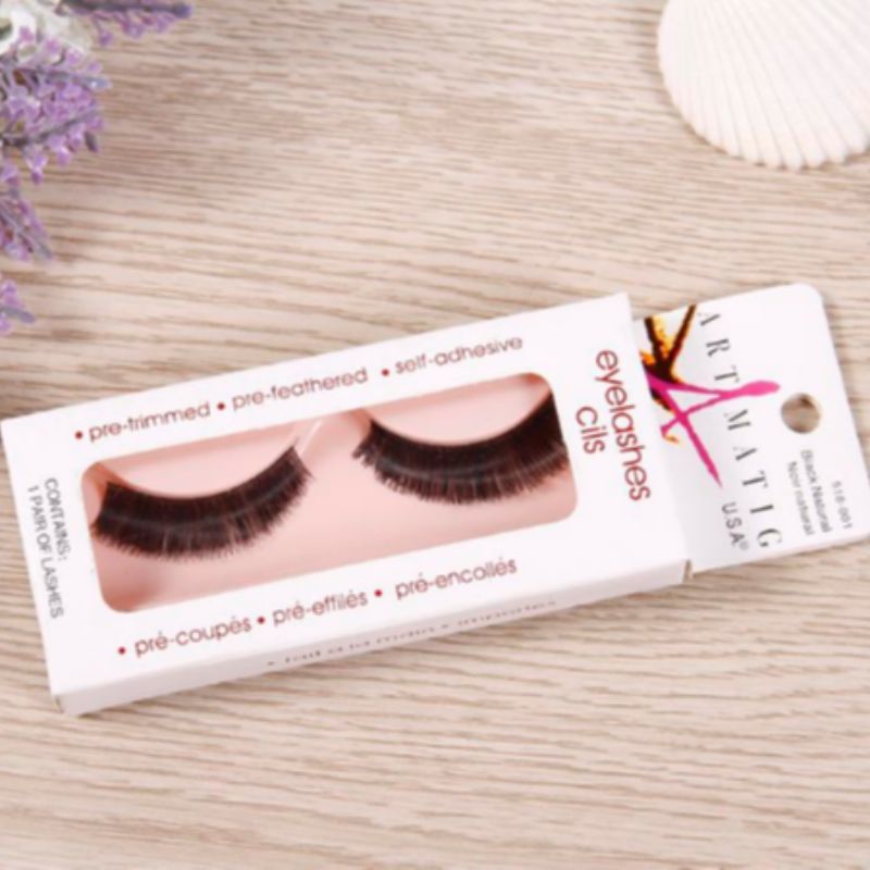 The 518 series is a pure handcrafted, fashionable multi-layer thick three-dimensional false eyelash stage makeup Specification image