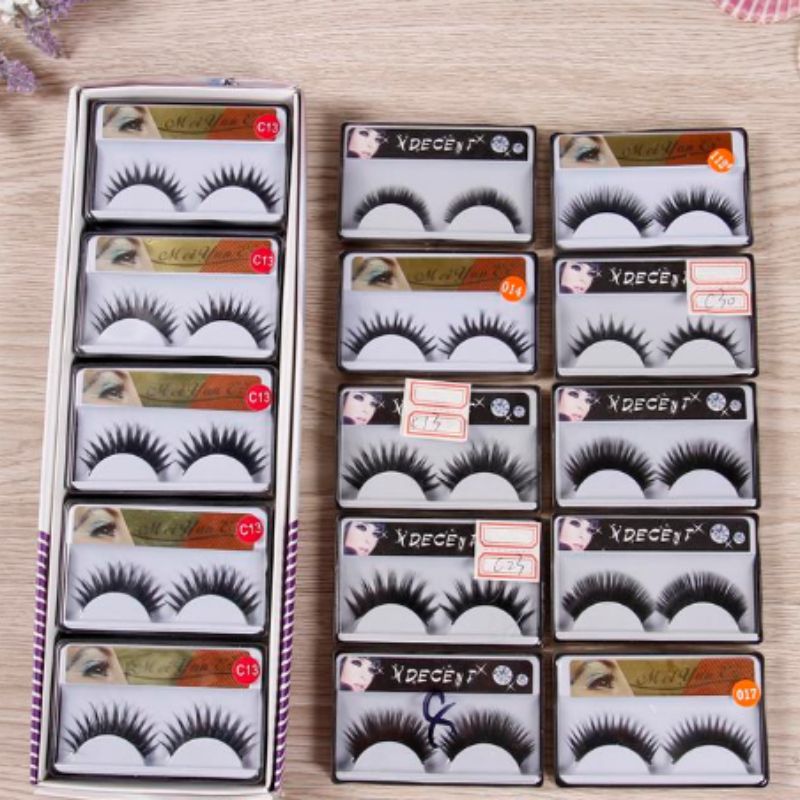 Soft cotton thread stem thickening electric eye expert false eyelash thickening Barbie smoky makeup manufacturer wholesale