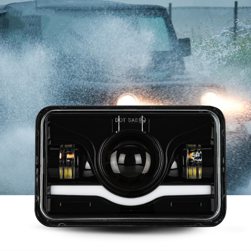 5 "Wrangler headlights SUVs modified square 7" LED headlights front modified headlights Automotive supplies Automotive supplies Automotive accessories thumbnail
