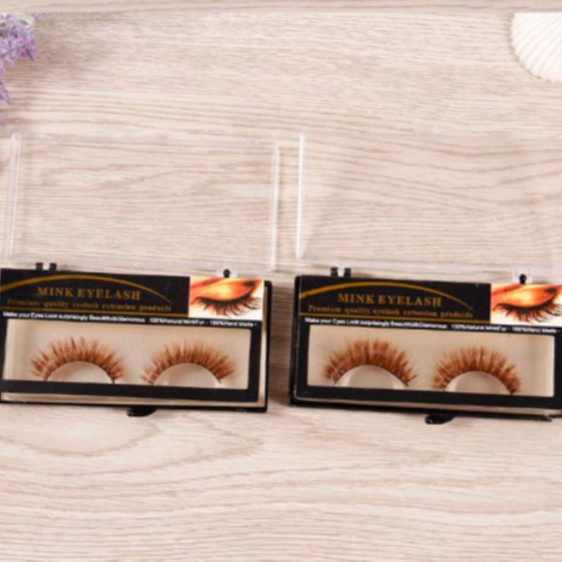 Luxurious mink false eyelashes, naturally thick and long eyelashes, handcrafted factory wholesale details Picture