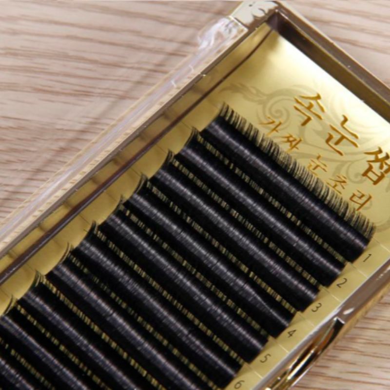 Ultra-fine high-protein implant close-arranged natural luxury nude false eyelash extensions details Picture