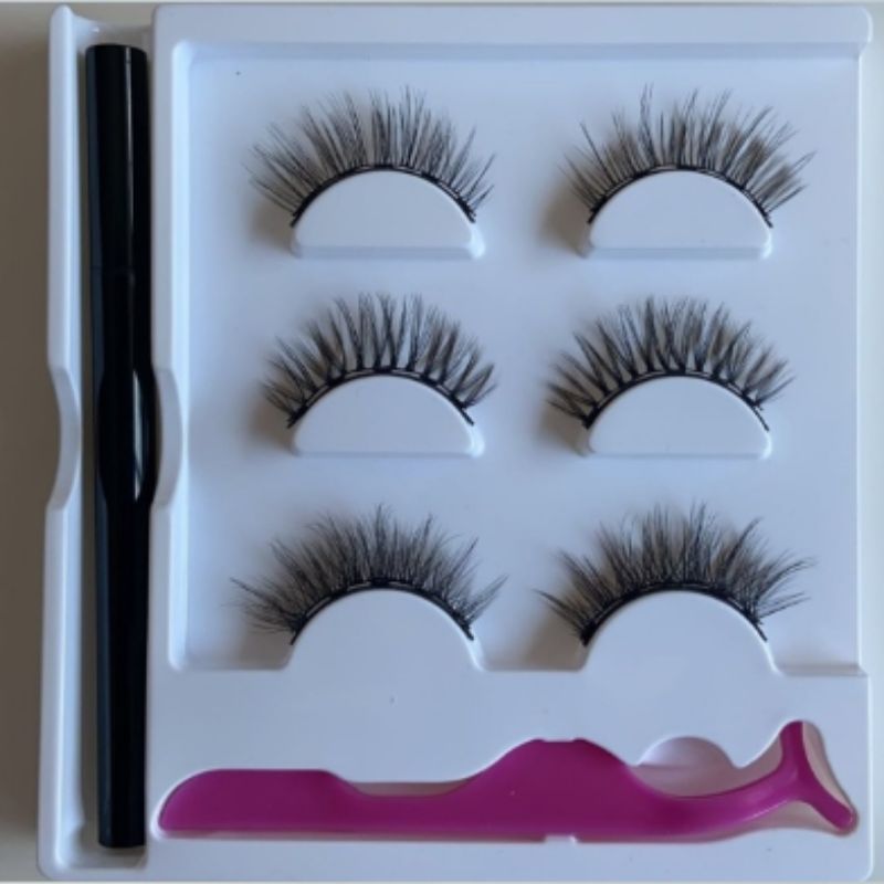 New style false eyelash magnet eyelash 3 pairs eyeliner magnet eyelash New style false eyelash magnet eyelash 3 pairs eyeliner magnet eyelash