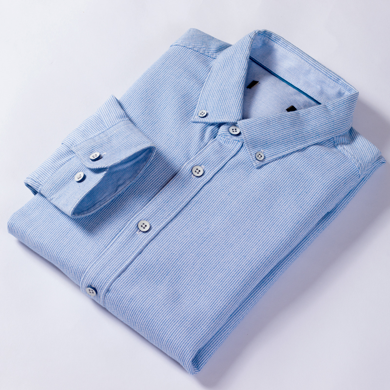 Brand Men's Cut Label Light Blue Long Sleeve Shirt Shirt Autumn And Winter Trend Top 1 Specification drawing