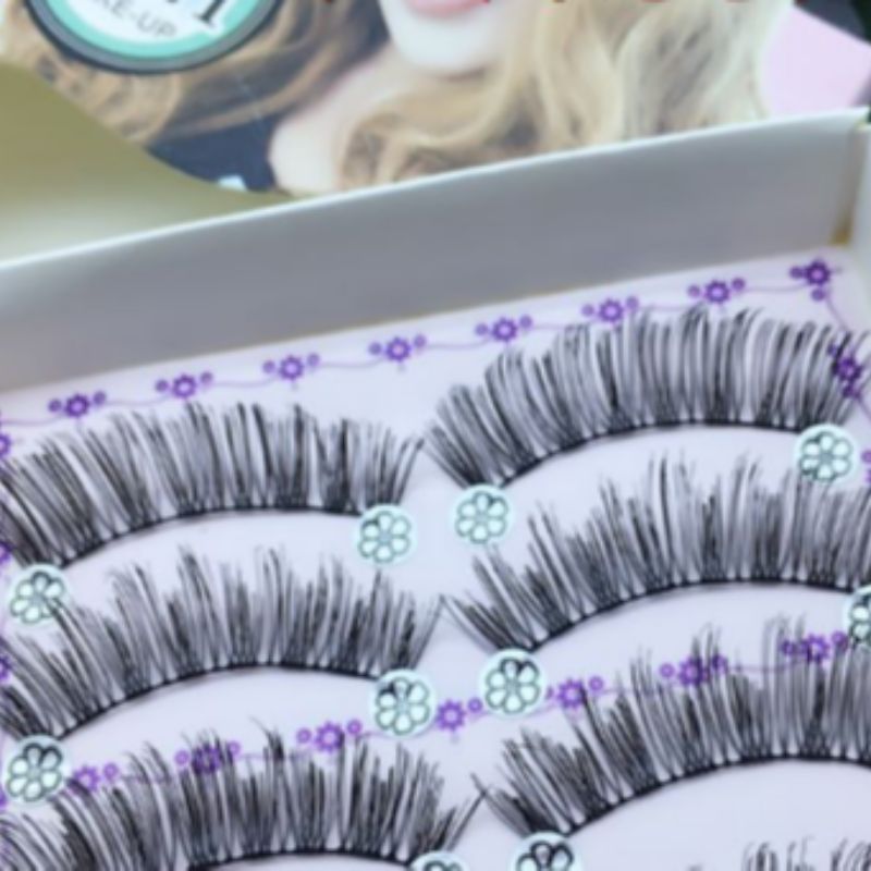 Japanese Yif wing v11 natural thick lengthening, cotton stem false eyelashes thumbnail