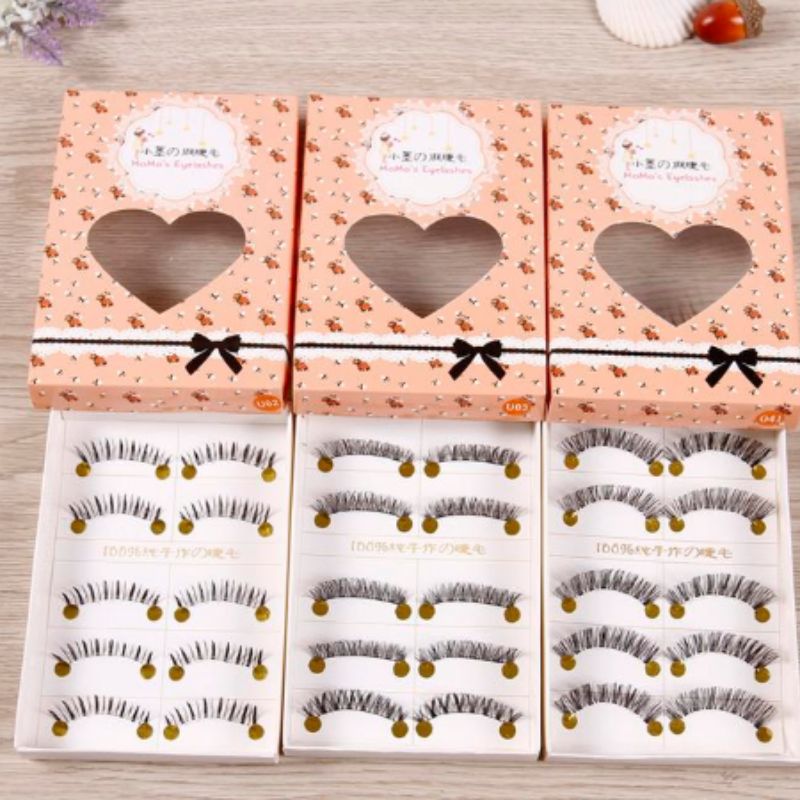 Best-selling pure handcrafted fiber 5 pairs of eyelashes, high-end imported soft false eyelash manufacturer wholesale order Application Scenario