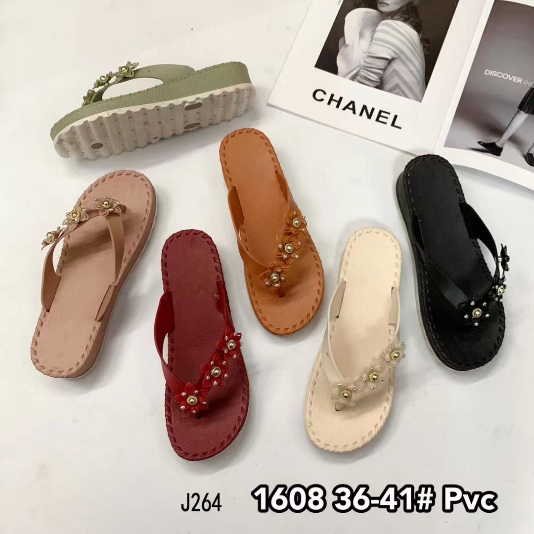Cross-border flip-flops foreign trade large size flip-flops summer new style flip-flops leisure outdoor flip-flop trailer line women's slippers