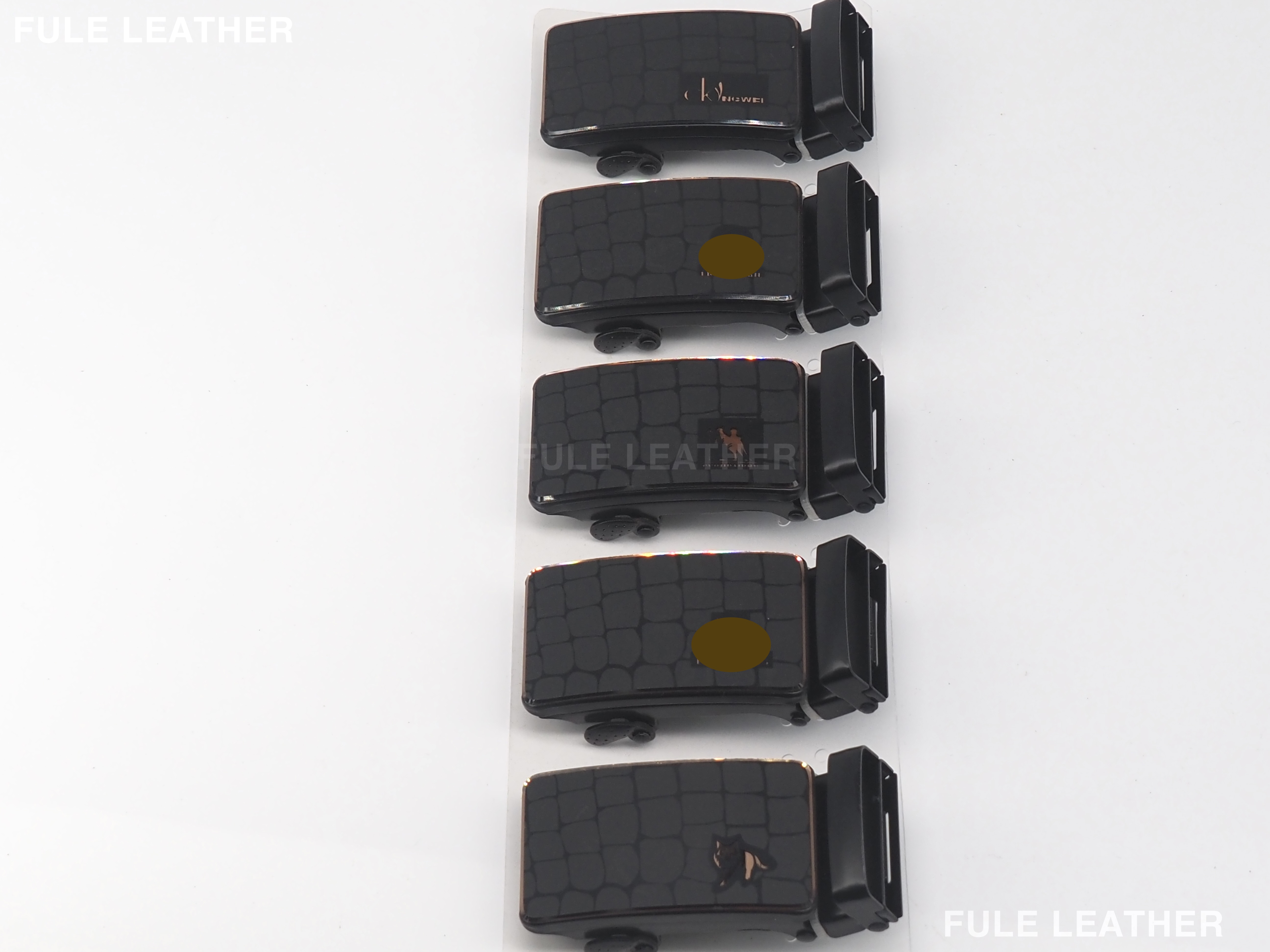 [Fulle Leather Goods] 4.0 Men's stone pattern automatic belt buckle belt buckle thumbnail