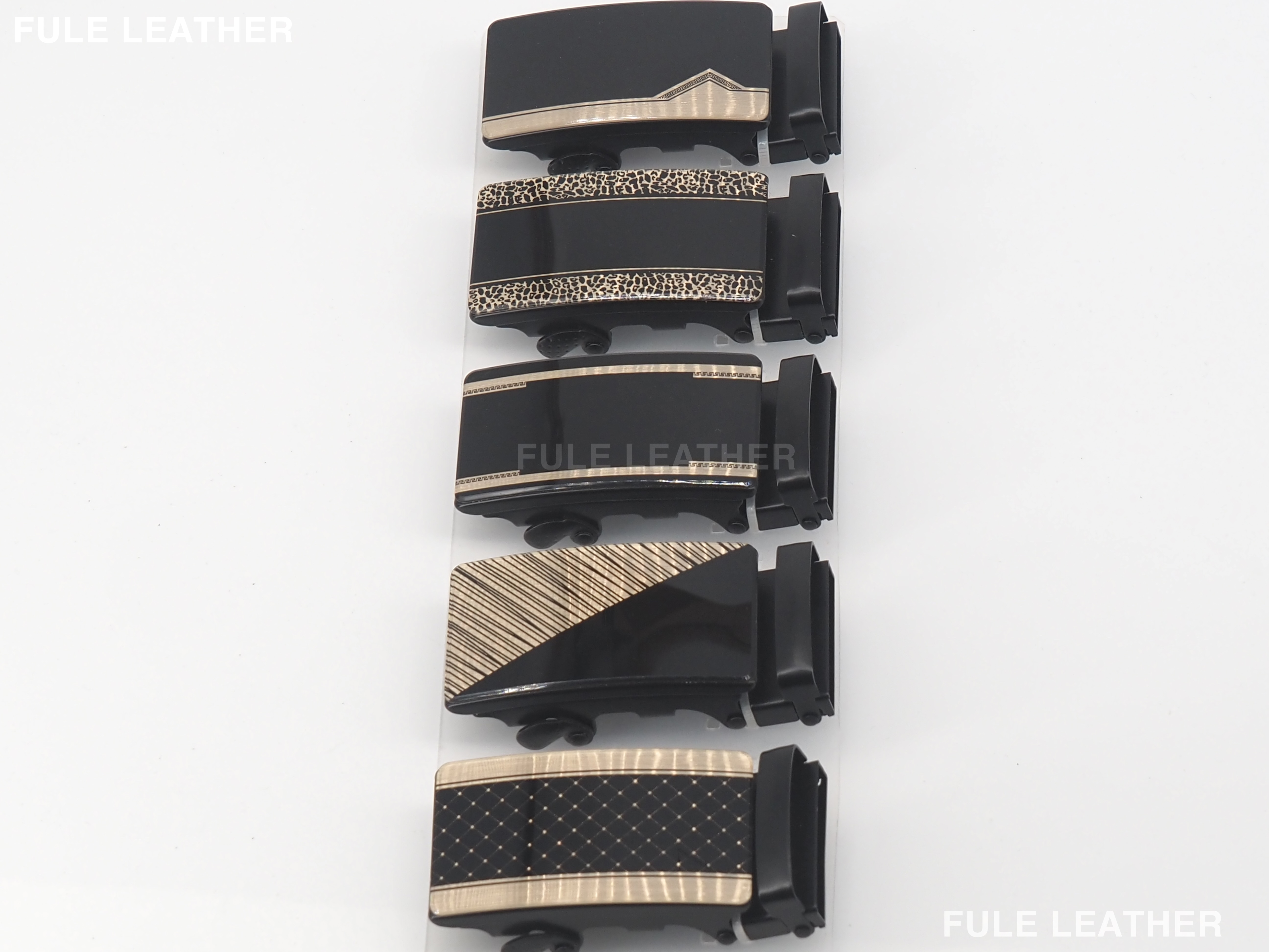 [Fulle Leather goods] 4.0 Men's acrylic automatic buckle belt buckle belt buckle mixed color thumbnail