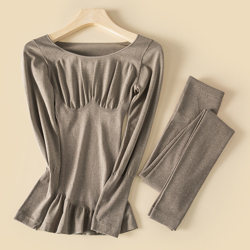 Warm Underwear Women In Autumn And Winter With Soft And Comfortable Close-Fitting Undergarments 11