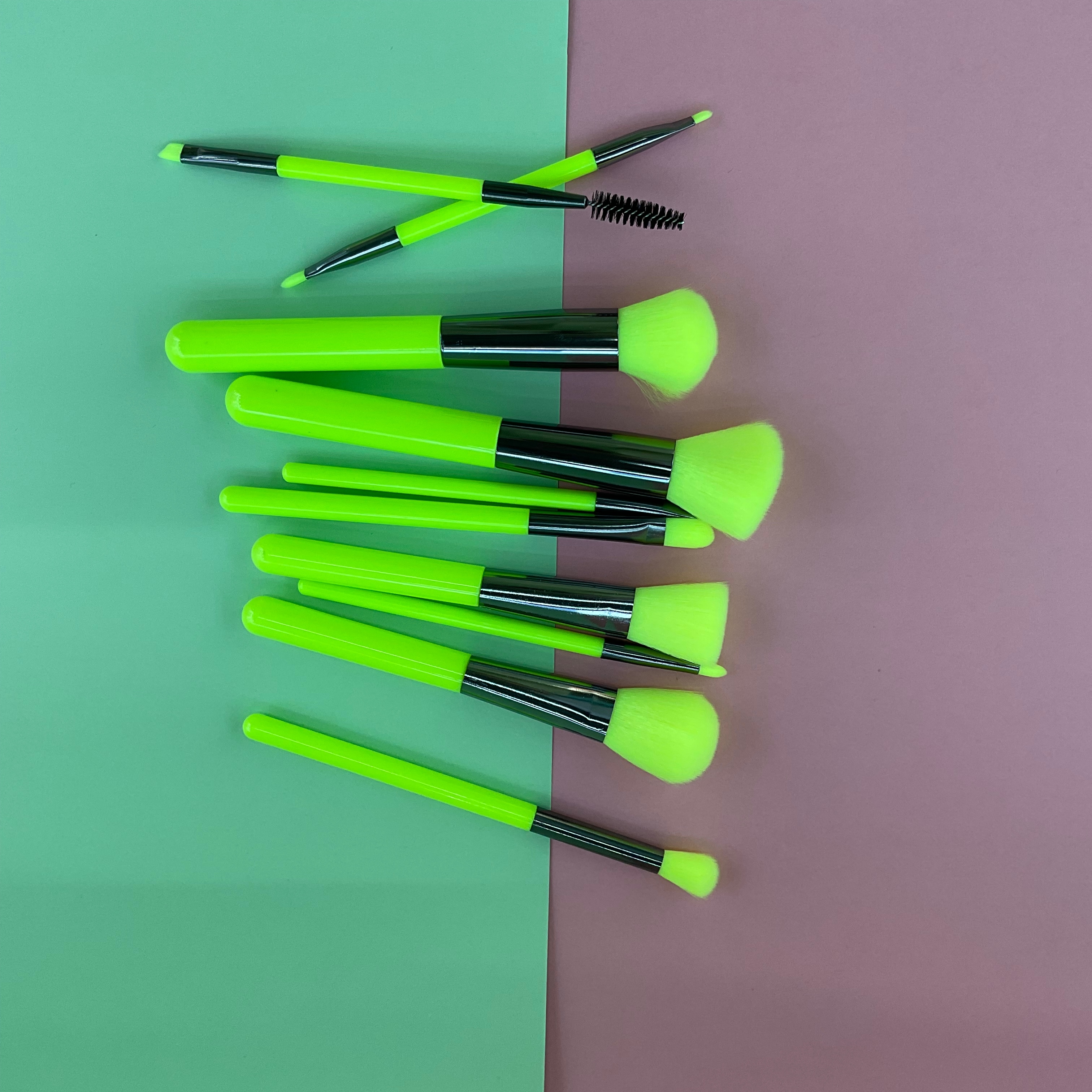 Ten Makeup Brush Sets 5 Big And 5 Small Application Scenario
