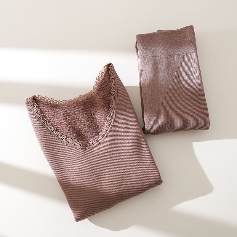 Warm Underwear Women In Autumn And Winter With Soft And Comfortable Close-Fitting Underwear 21