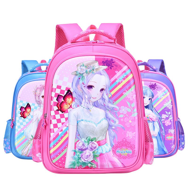 Primary school schoolbag girl 1-3-6 cute cartoon children's schoolbag Kindergarten girl girl Princess backpack large capacity thumbnail