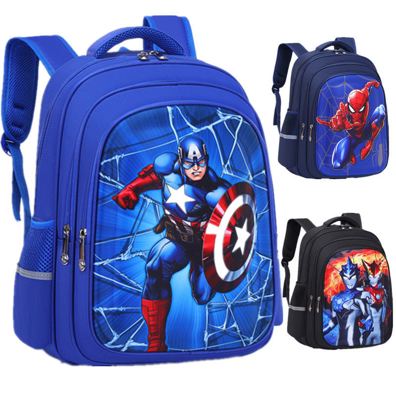 Elementary school backpack Boys 1-3-4-5 years old 6-12 years old Ultraman children's kindergarten cartoon waterproof backpack