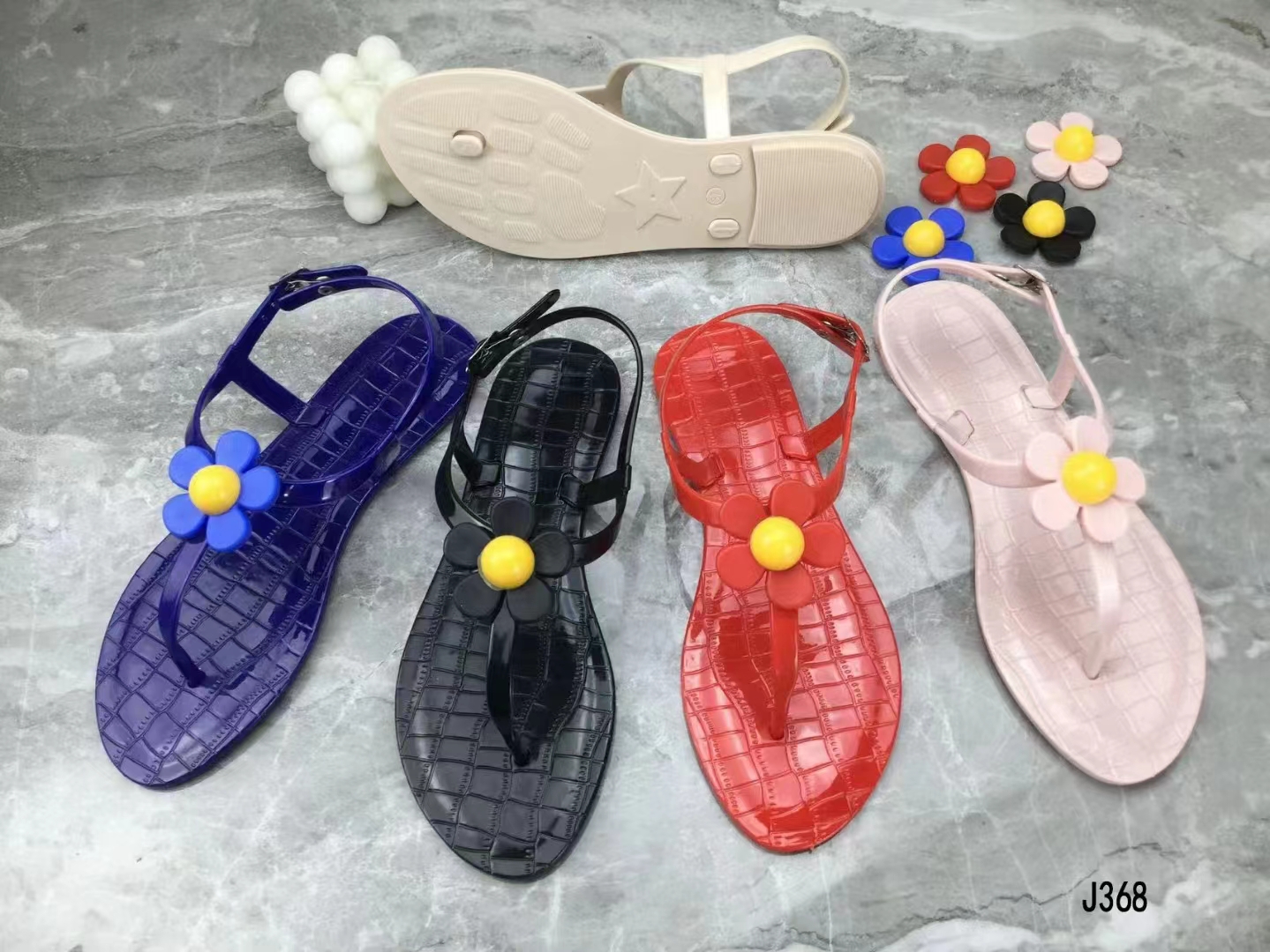 Factory direct flip-flops new fashion flip-flops comfortable flip-flops slipper belt buckle sandals sandals for women