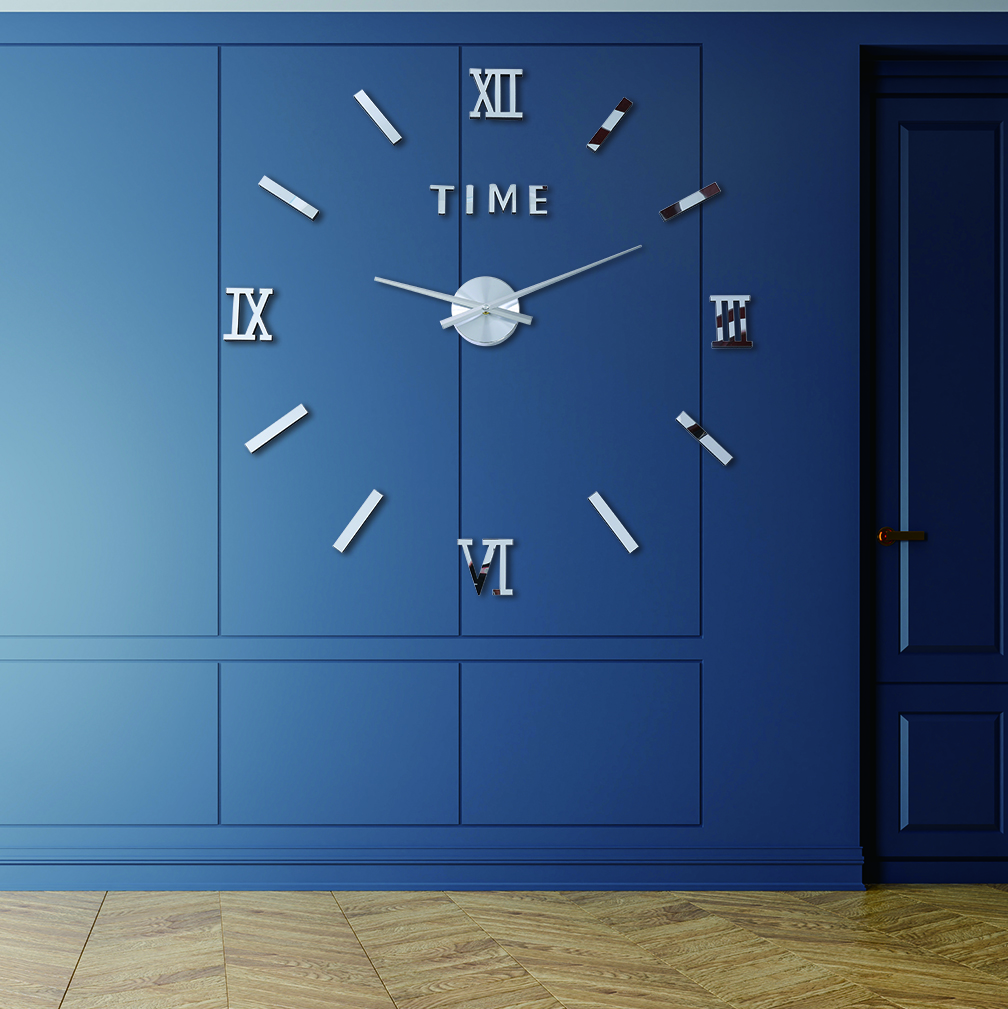 Wholesale Decorative Creative Wall Clock Diy Wall Paste Home Simple Personality Minimalist Silent Clock Creative Home Wall Clock Application Scenario