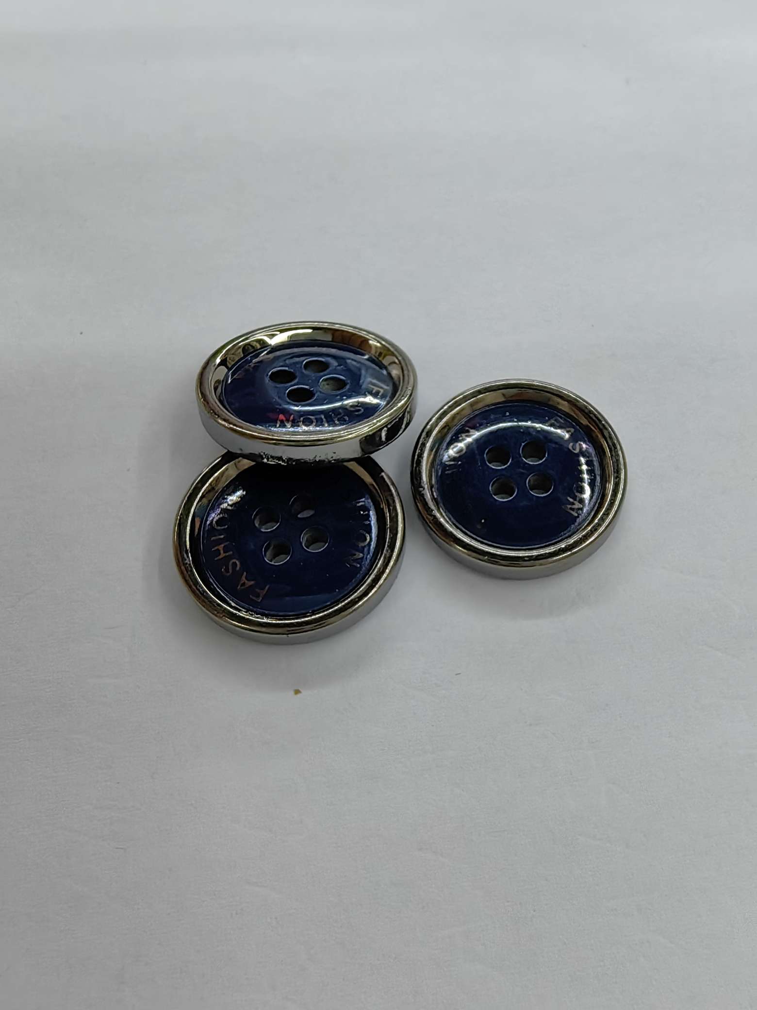 32Luv Electroplated Body Blue Buttons For Men's And Women's Shirts Shirt Button Cuff Collar Button Spot Wholesale