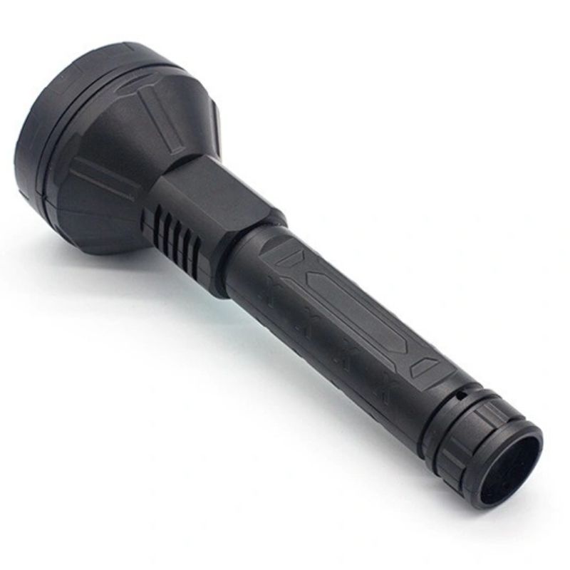 81019 linterna de plástico USB recargable led luz fuerte de largo alcance home linterna exterior handgrip iluminación linterna Item Picture