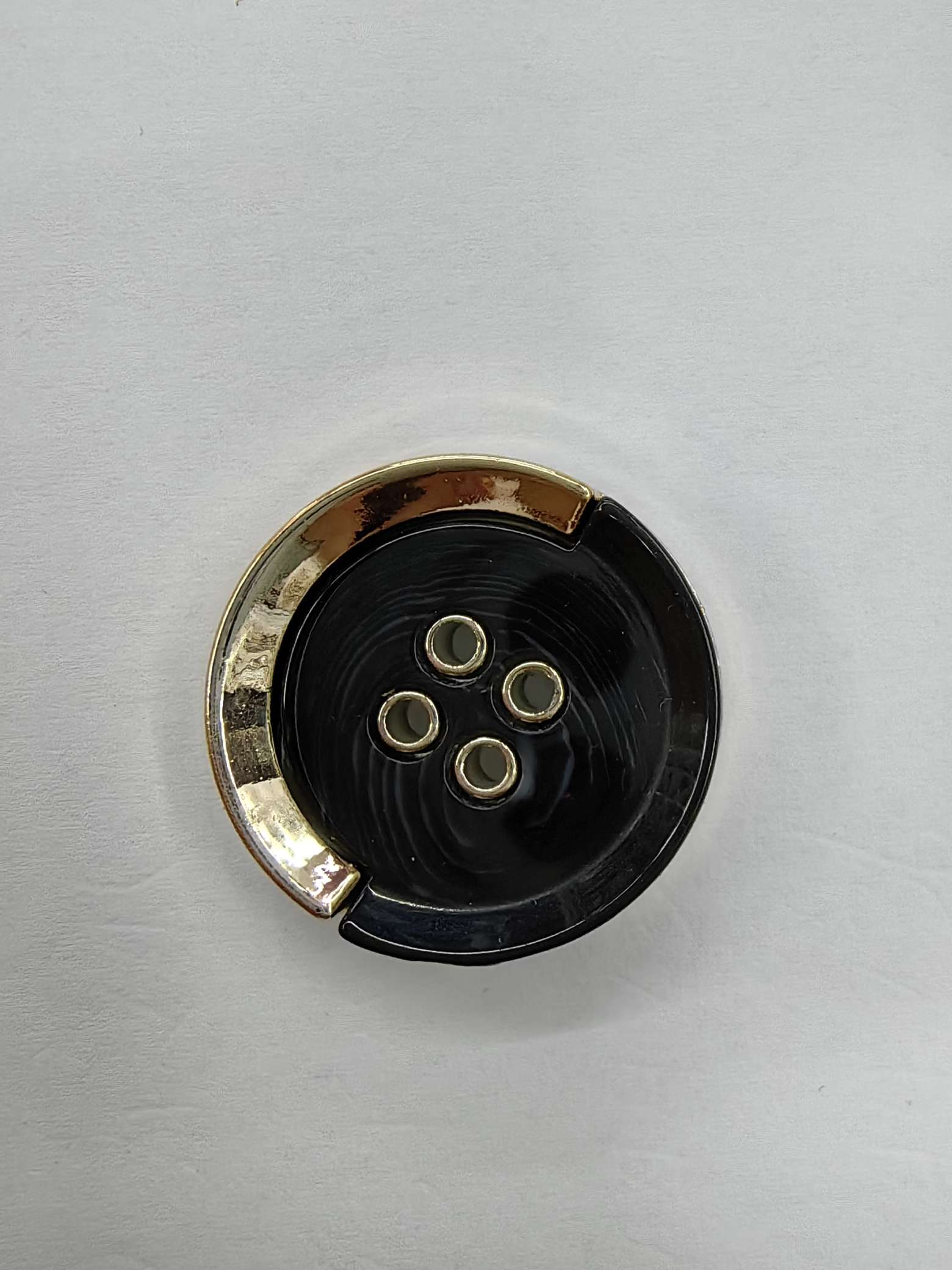 Resin Black Double Button Men's And Women's Shirts Shirt Button Cuff Collar Button Spot Wholesale