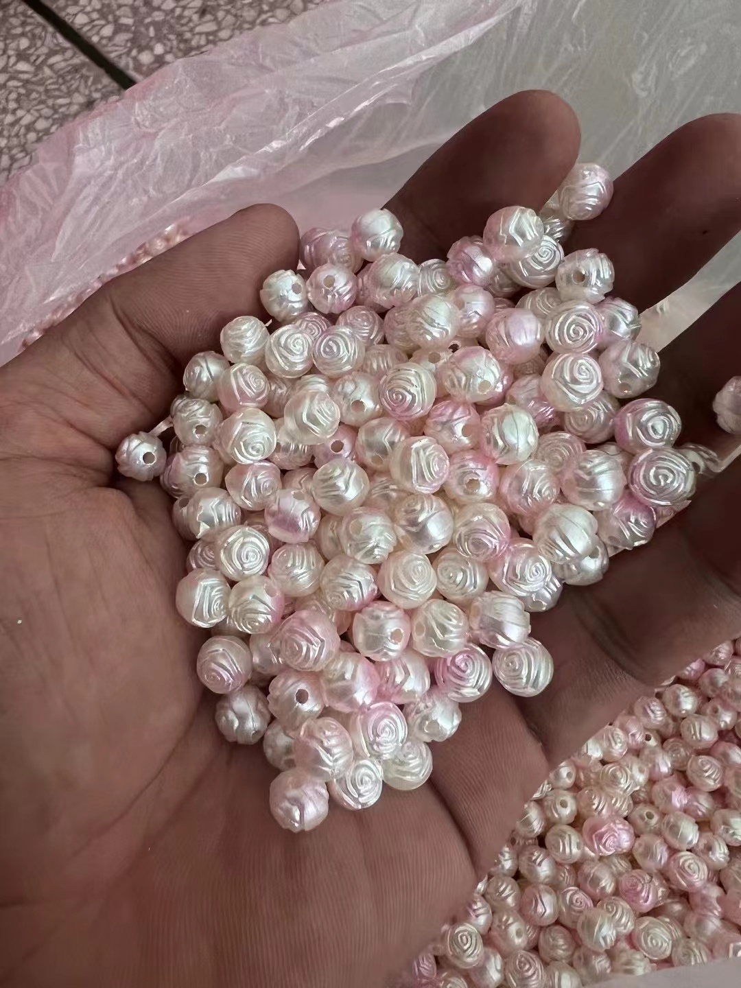 Light pink Yicheng clothing accessories factory direct sales diy handmade accessories accessories