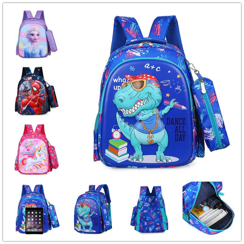 Spiderman children's schoolbag first grade boys kindergarten cartoon backpack can love baby large, middle and primary classes backpack large capacity thumbnail