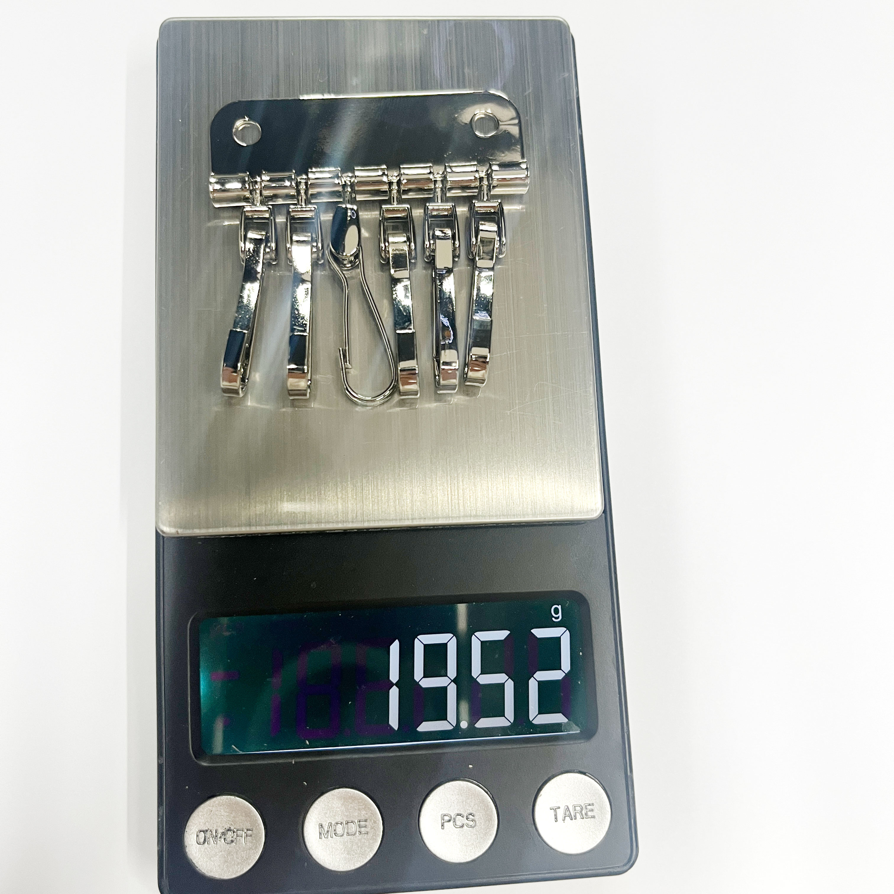 Luggage Accessories 6 Hook Key Chain Iron Hook Key Bank Specification drawing