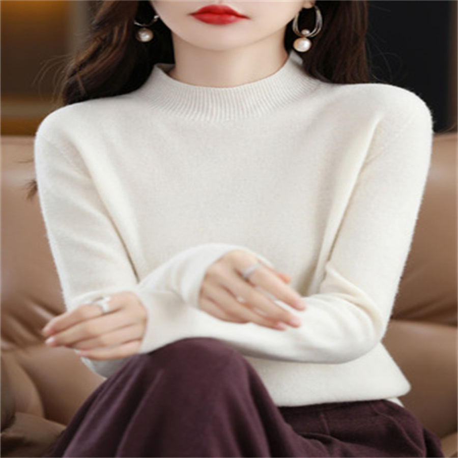 Spring New Korean Version Of The Cold Warm Slimming Temperament Sweater Solid Color Matching Thin Long Cardigan Slimming Long Sleeve Sweater Women 31