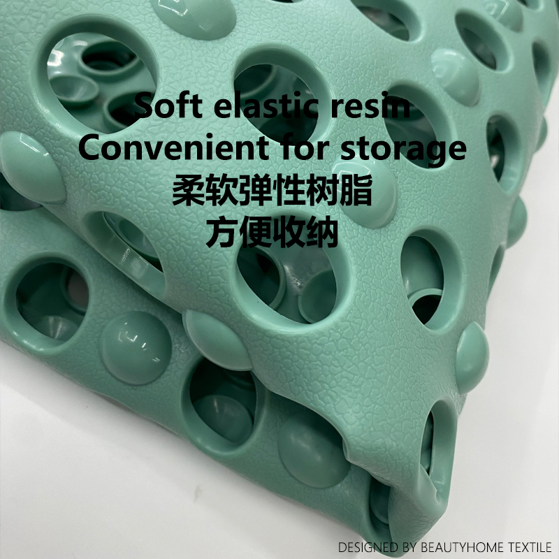 浴室防滑地垫/卫生间地毯/PVC脚垫白底实物图
