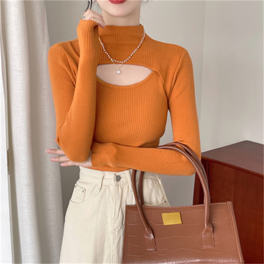 Spring New Korean Version Of The Cold Warm Slimming Temperament Sweater Solid Color Matching Thin Long Cardigan Slimming Long Sleeve Sweater Female 33 Specification drawing
