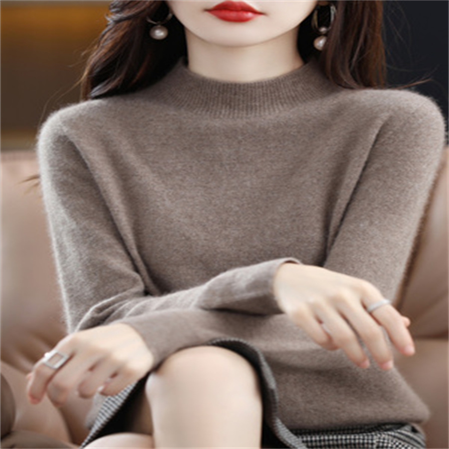 Spring New Korean Version Of The Cold Warm Slimming Temperament Sweater Solid Color Matching Thin Long Cardigan Slimming Long Sleeve Sweater Women 46 details Picture