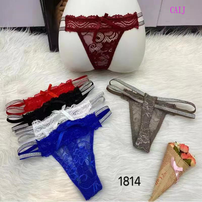 French lace thong sexy pure sexy semi-transparent thong Application Scenario