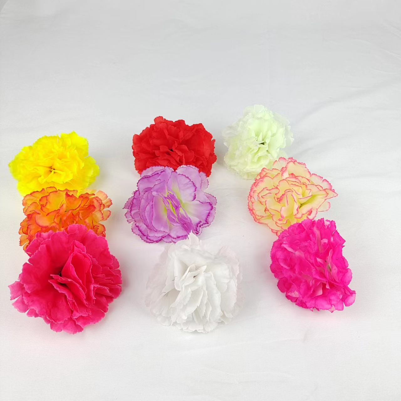 Factory direct sales simulation 5-layer Lilac flower head carnation flower head DIY flower bouquet home decoration shooting background thumbnail
