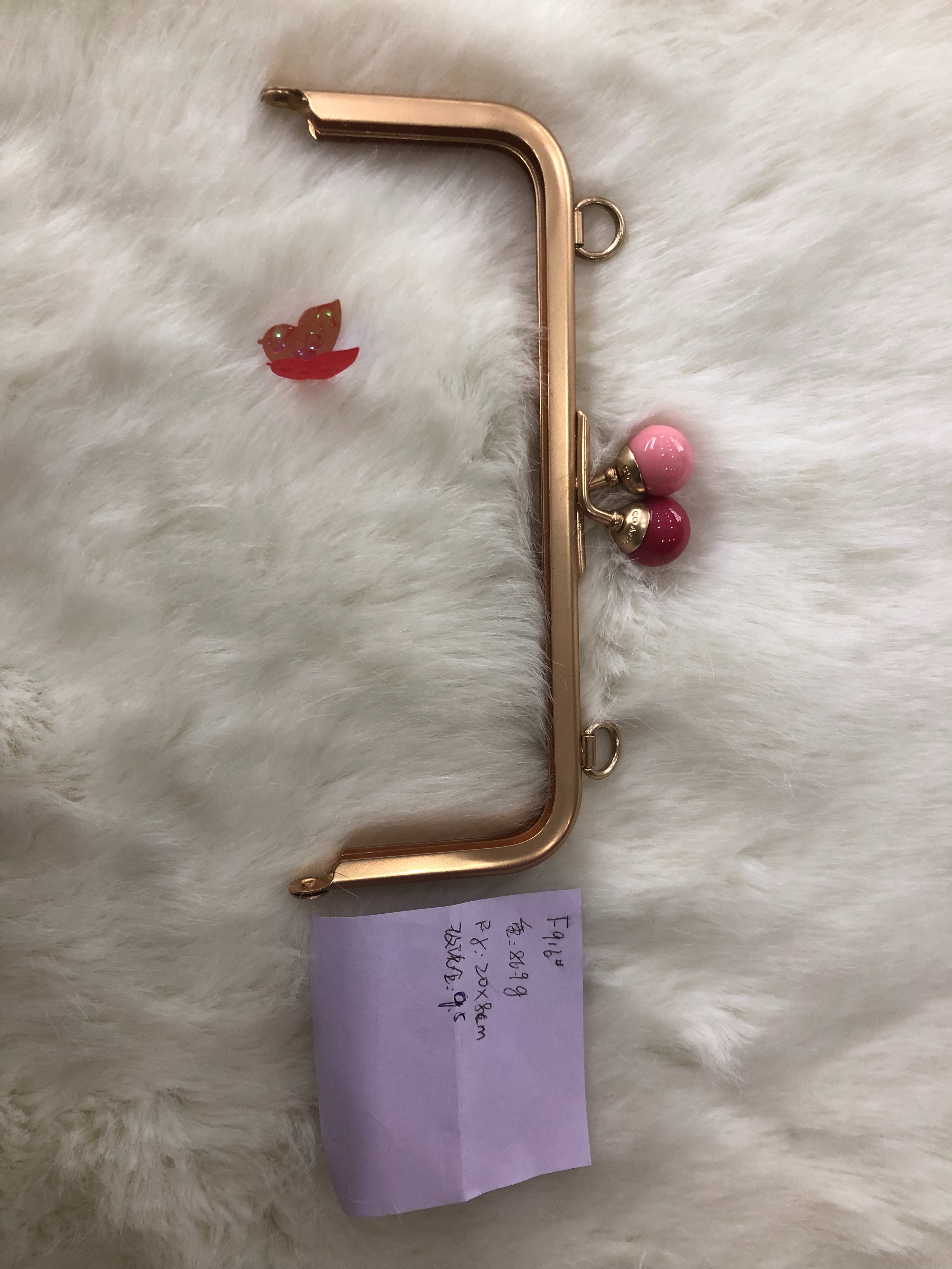 Luggage Accessories Metal Handle Specification drawing