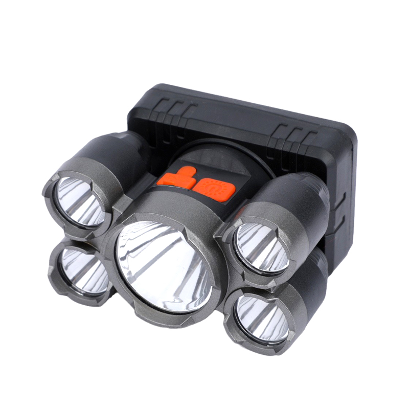 81001 faros de plástico (1+4,USB,XPE) faros de plástico USB recargables faros de ciclismo faros de camping al aire libre faros de minería faros de mantenimiento faros de camping faros de pesca Specification image