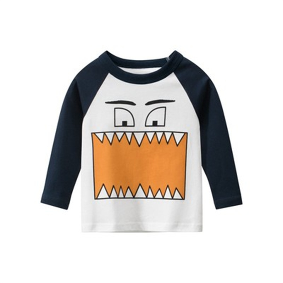Boy's Long-Sleeved T-Shirt Spring And Autumn Winter 2022 New Autumn Clothes Baby Autumn Clothes For Small Boys Baby Children's Base Shirt 52 Specification drawing