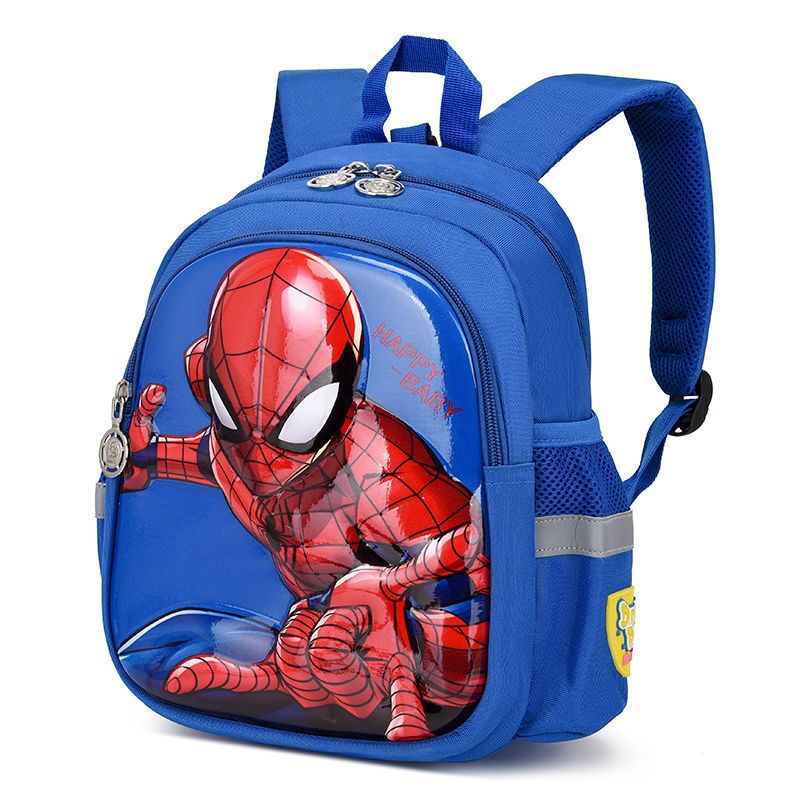儿童书包男童蜘蛛侠书包新款卡通3-6岁女童书包大中小班男孩背包详情4