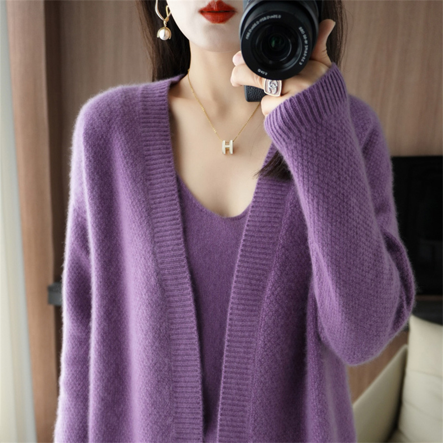 Woolen Sweater Women 2022 New Autumn And Winter Pullover Sweater Loose And Thick Women's Winter Base Sweater Women's Trend 32 Specification drawing